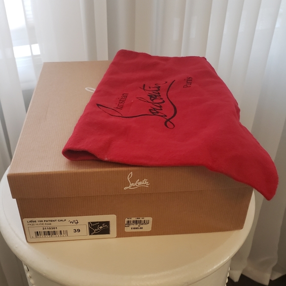 Authentic Christian Louboutin Lisse booties in blush sz 39 - Picture 3 of 11